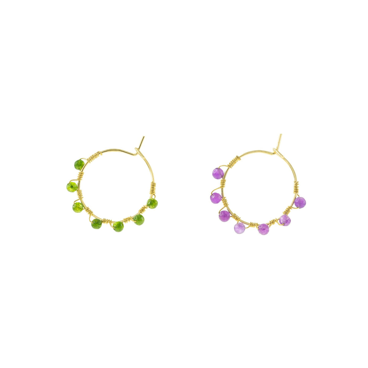 Celina Peridot Hoops