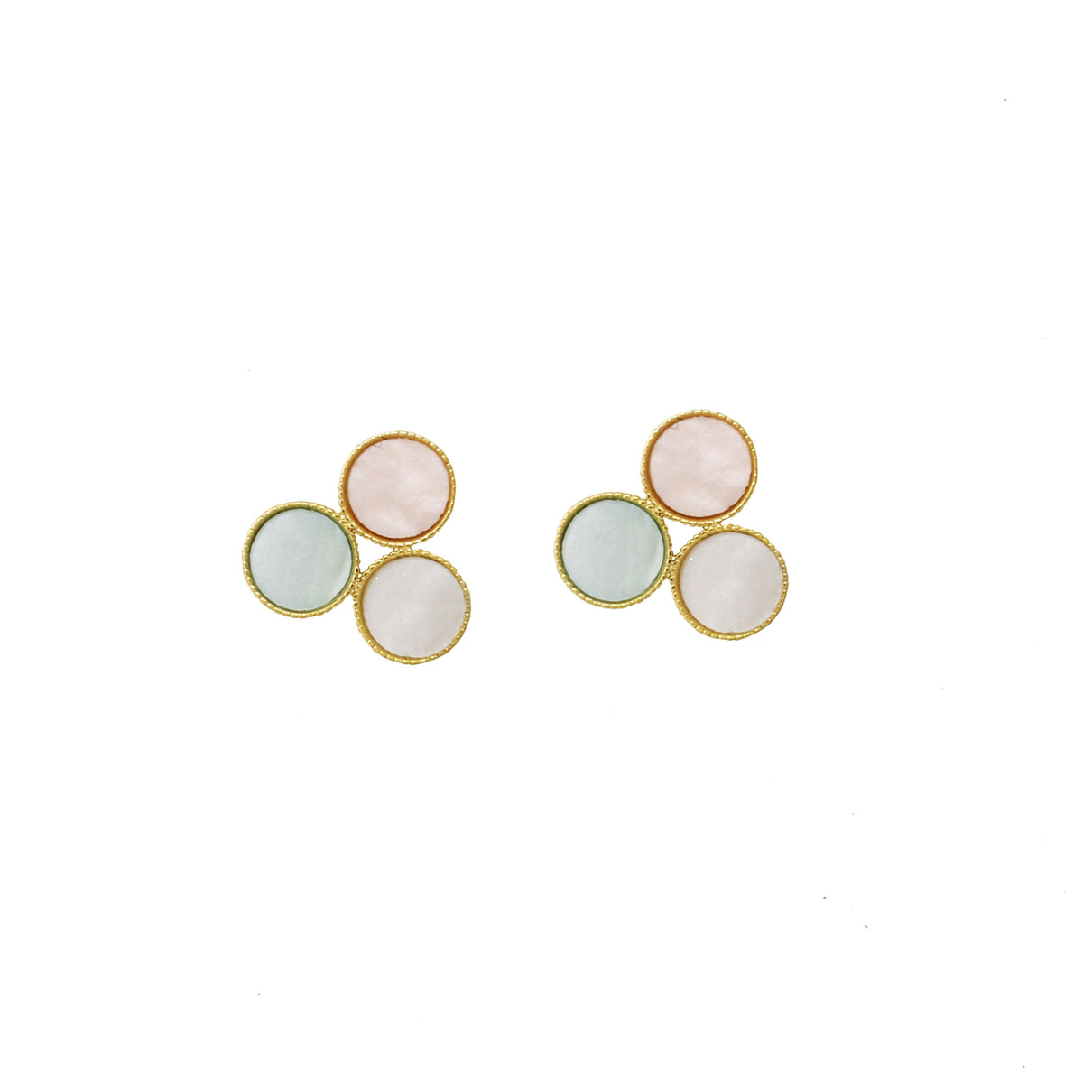 Arabella Tricolor Studs