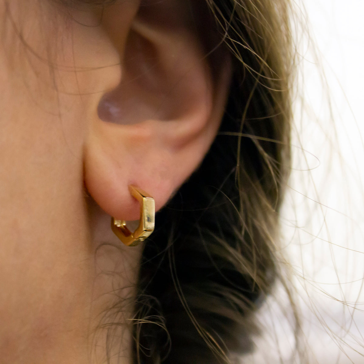 Edwina Hexagon Hoops
