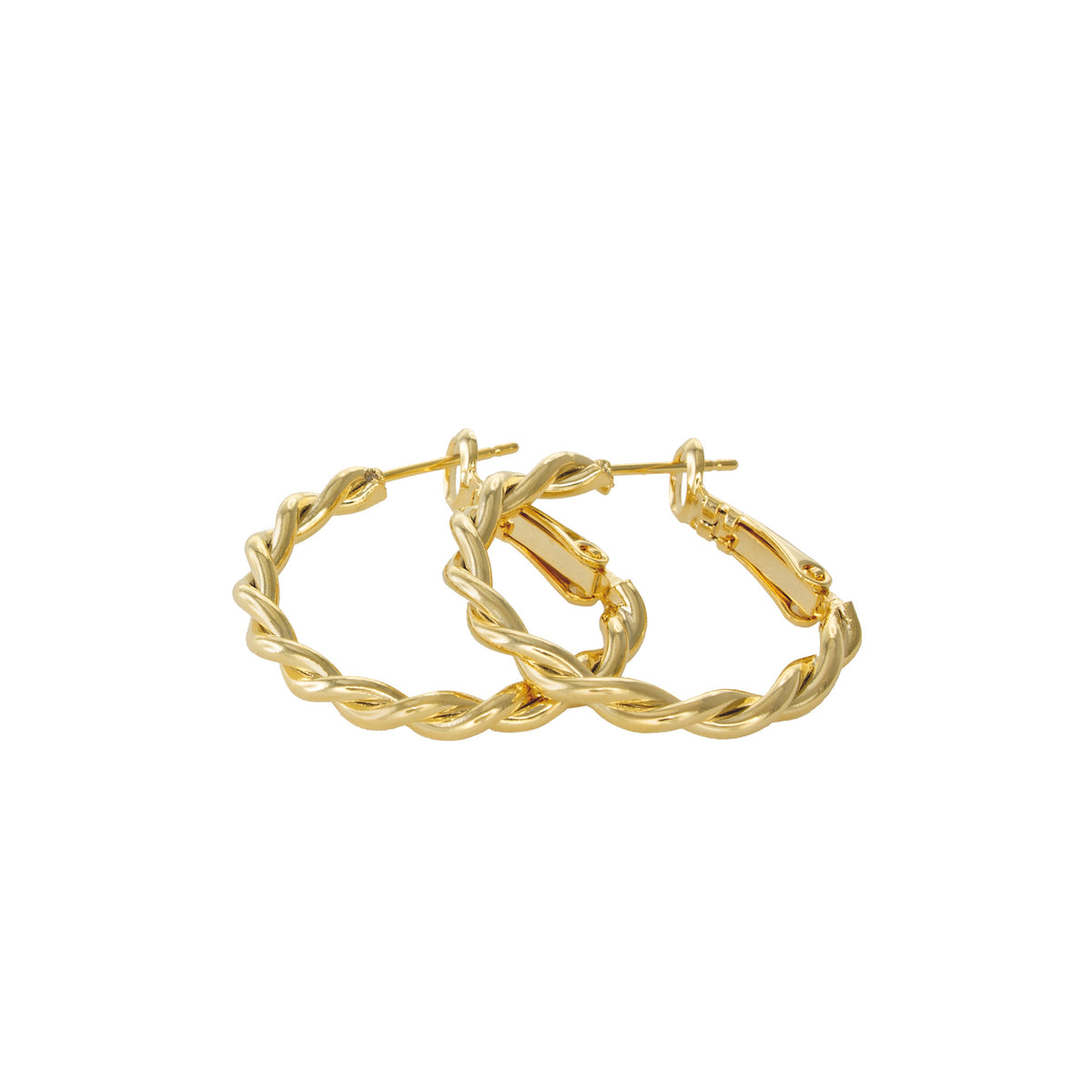 Bernadette Twisted Hoops