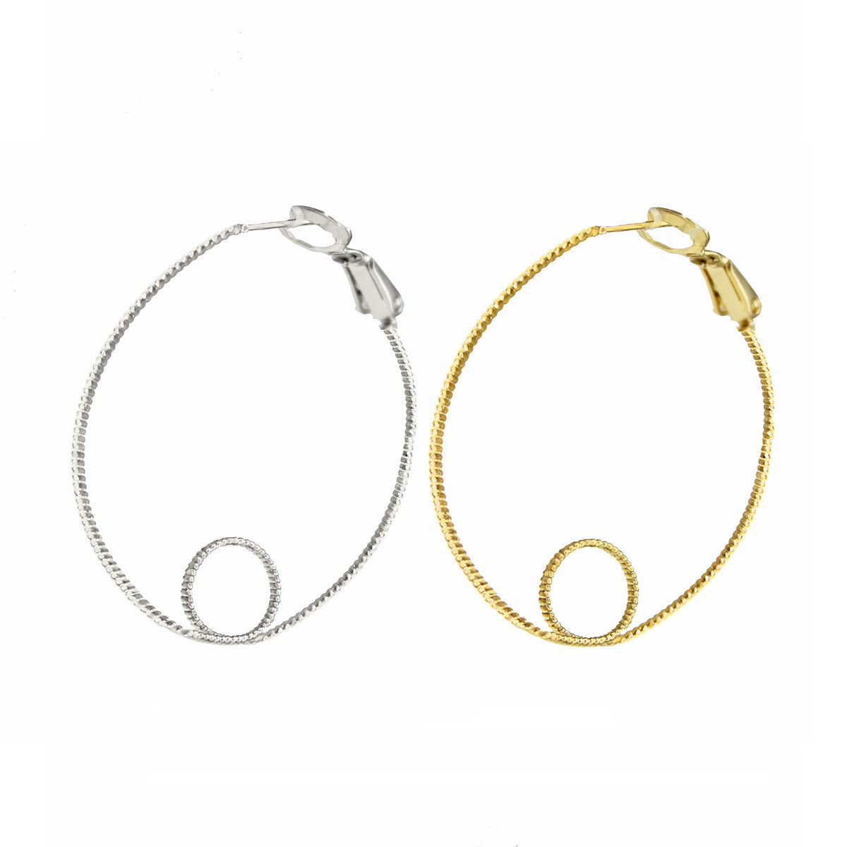 Antonia Twisted Hoop Earrings