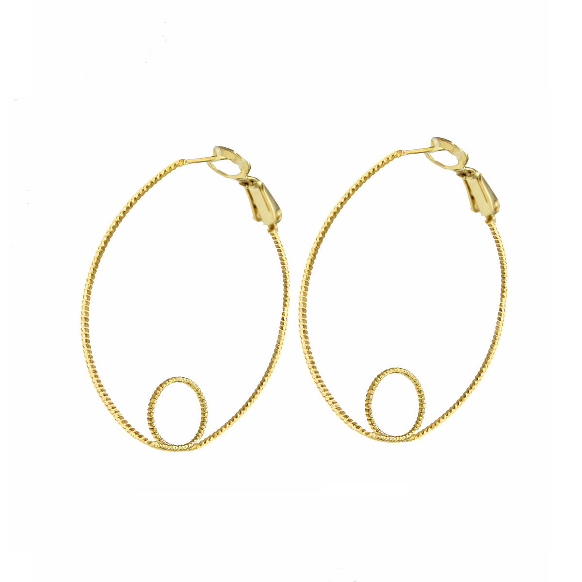 Antonia Twisted Hoop Earrings