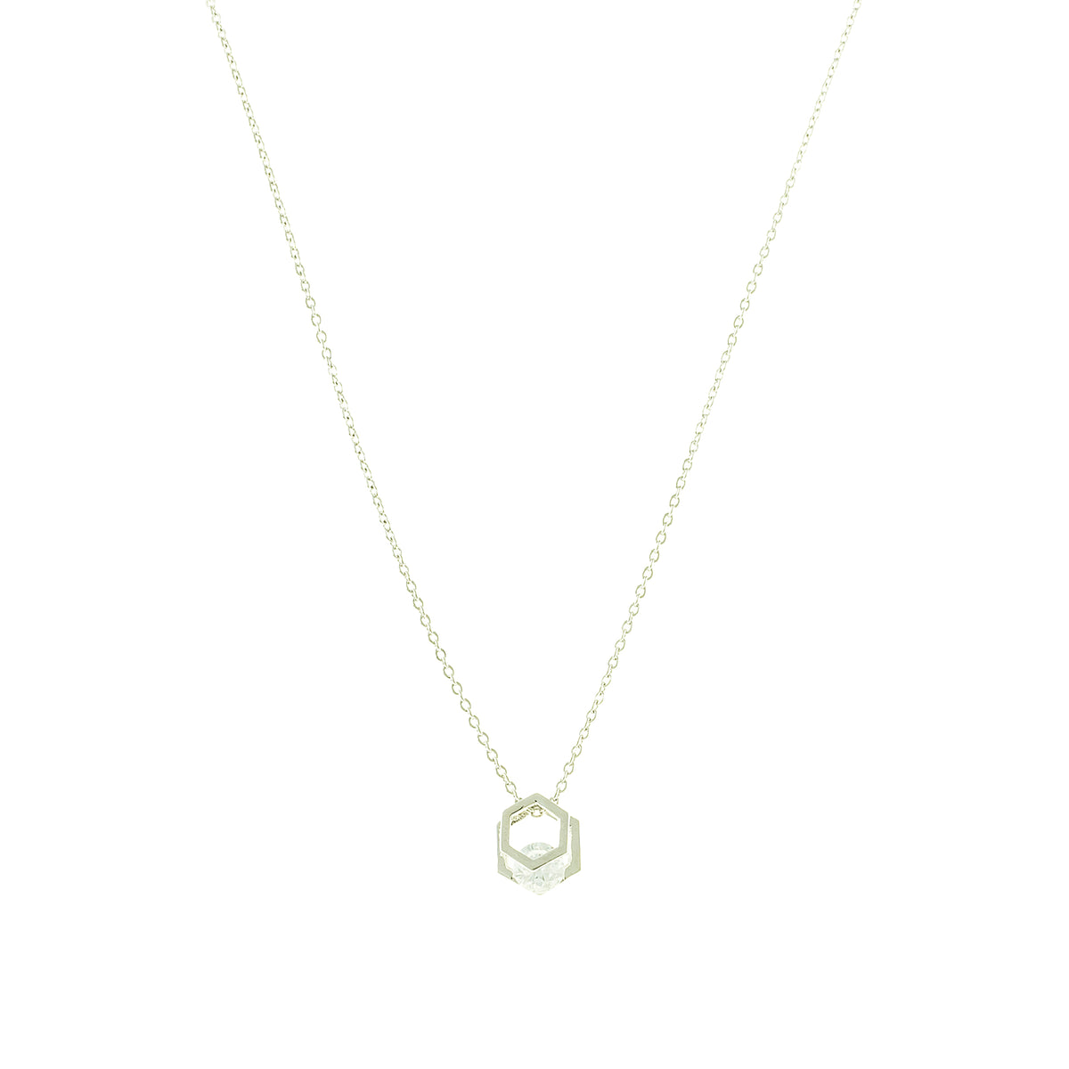 Cressida Hexagon Necklace