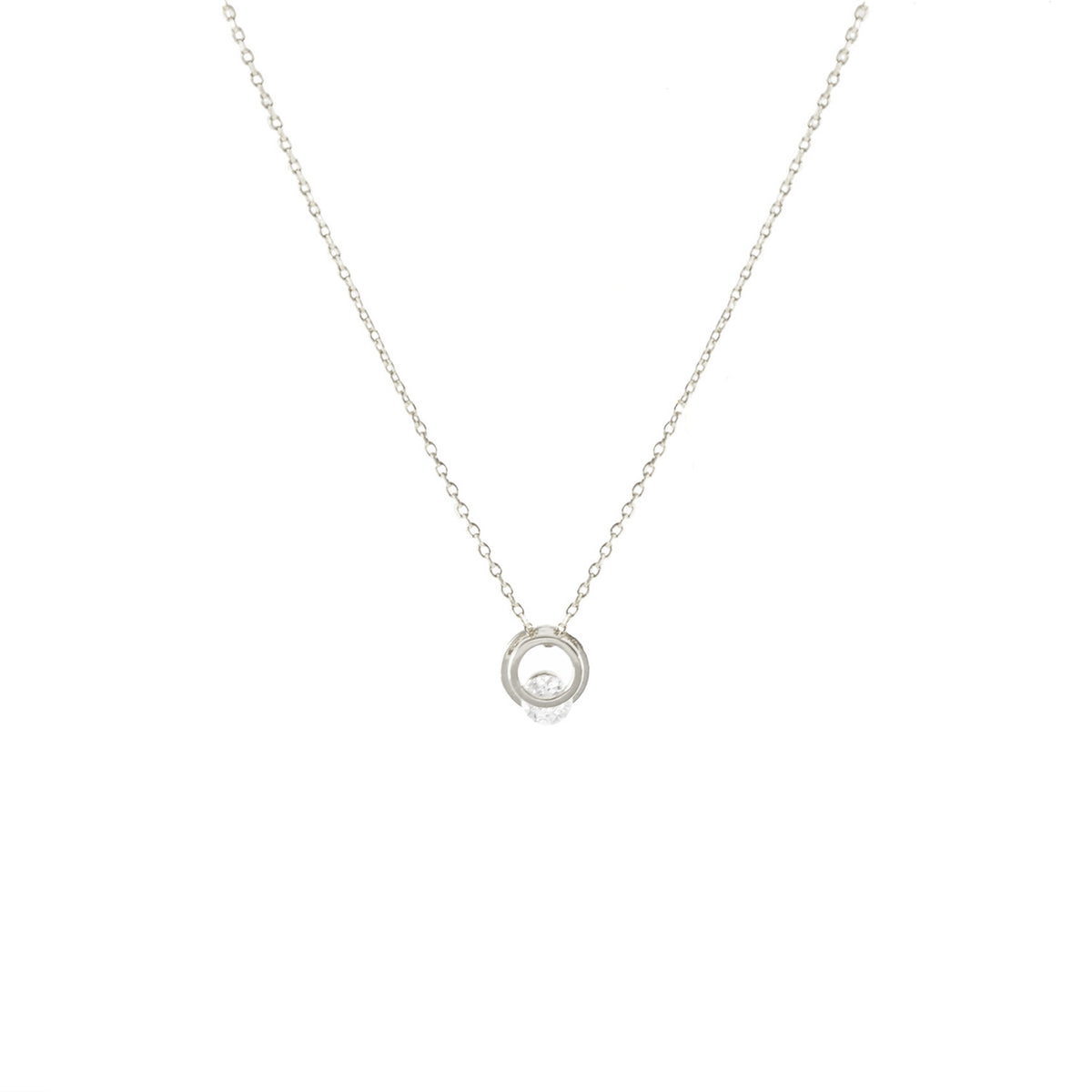 Lenora Halo Necklace