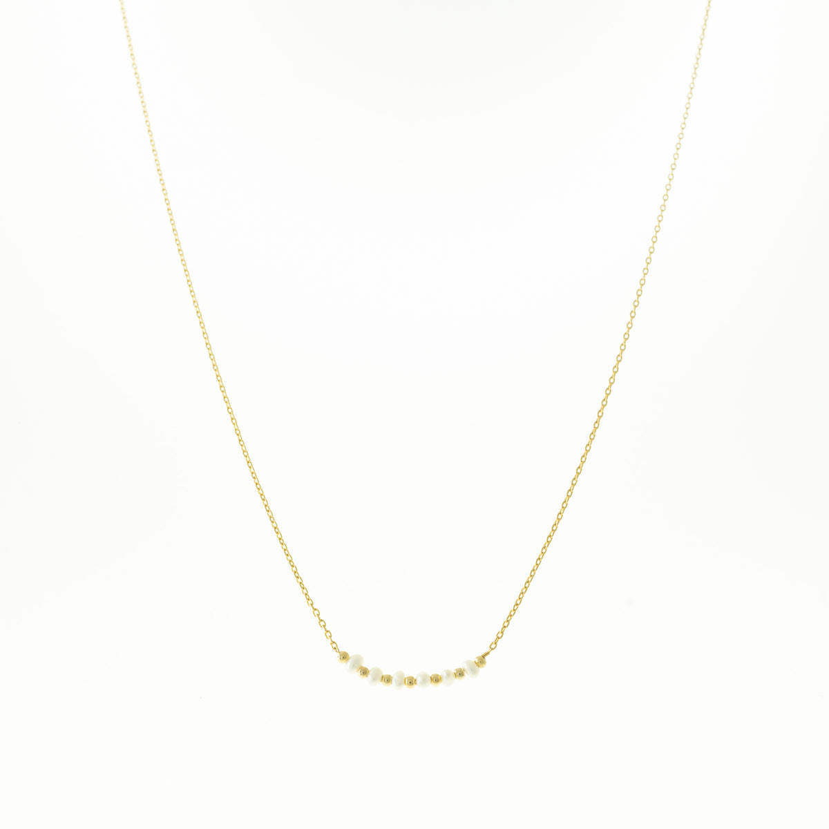 Collier cascade de perles Damaris