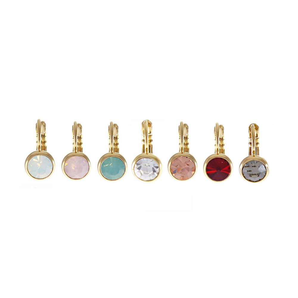 Eudora Pastel Clip Earrings