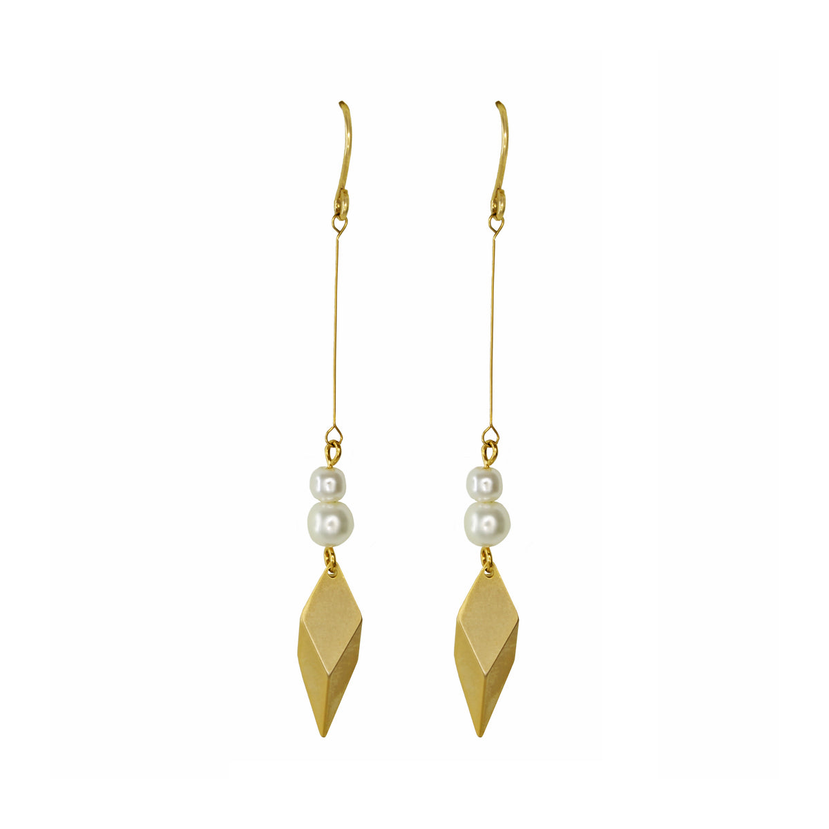 Elara Pearl Prism Earrings