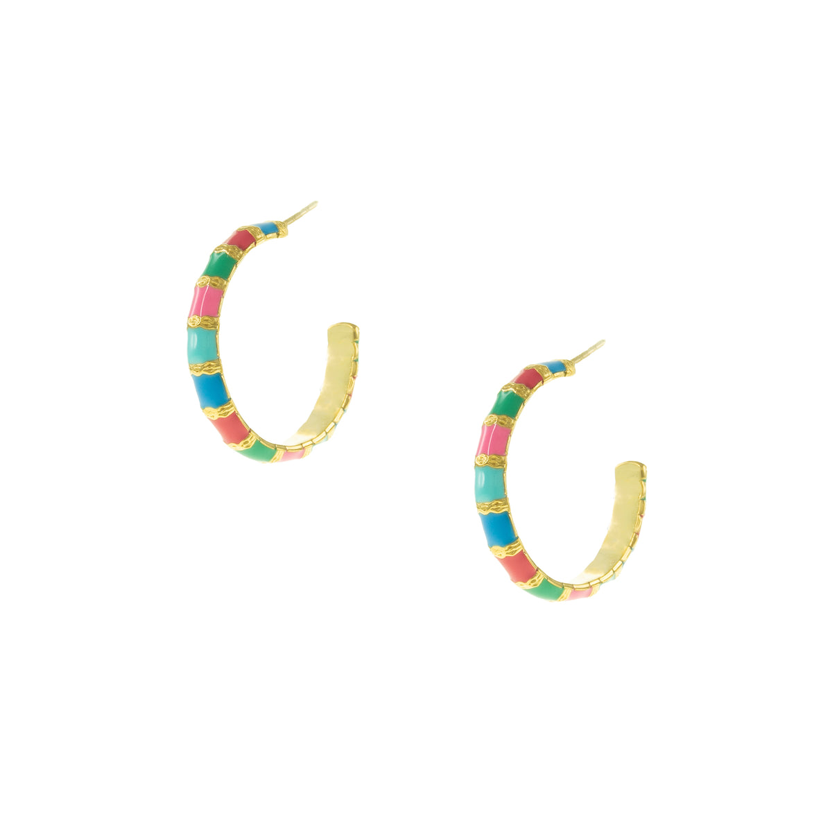 Anwen Enamel Hoops