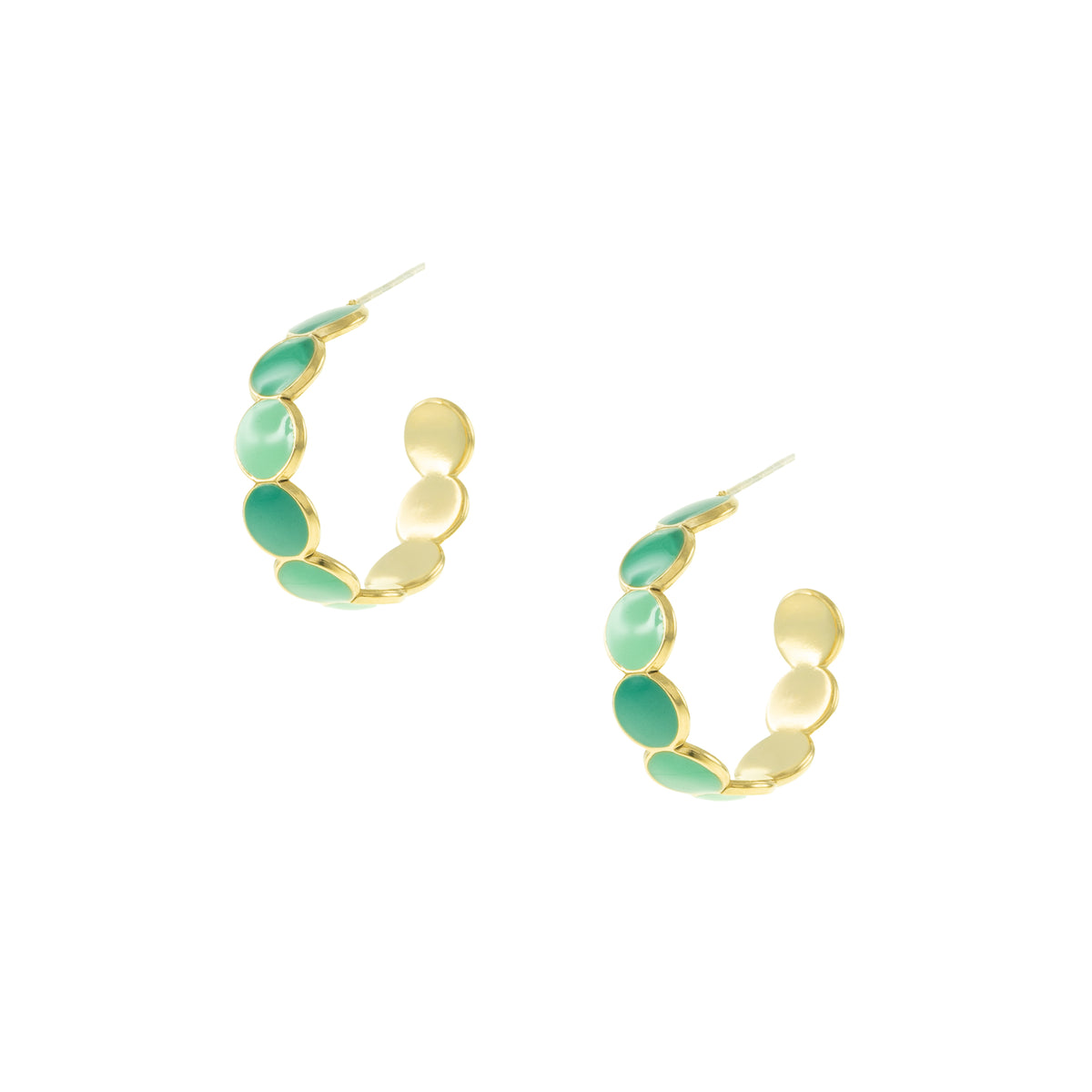 Reina Mosaic Hoops
