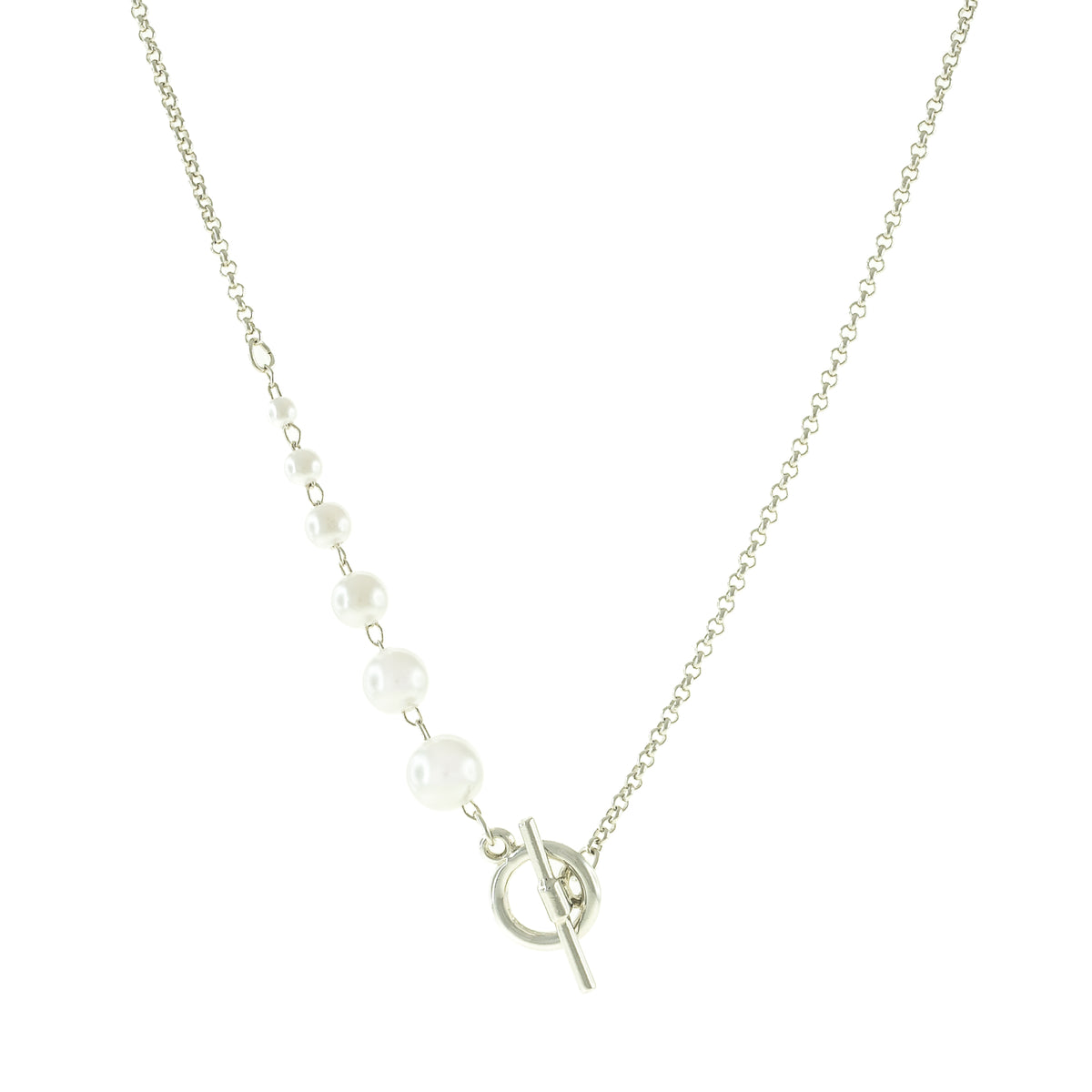 Elowen Pearl Toggle Necklace