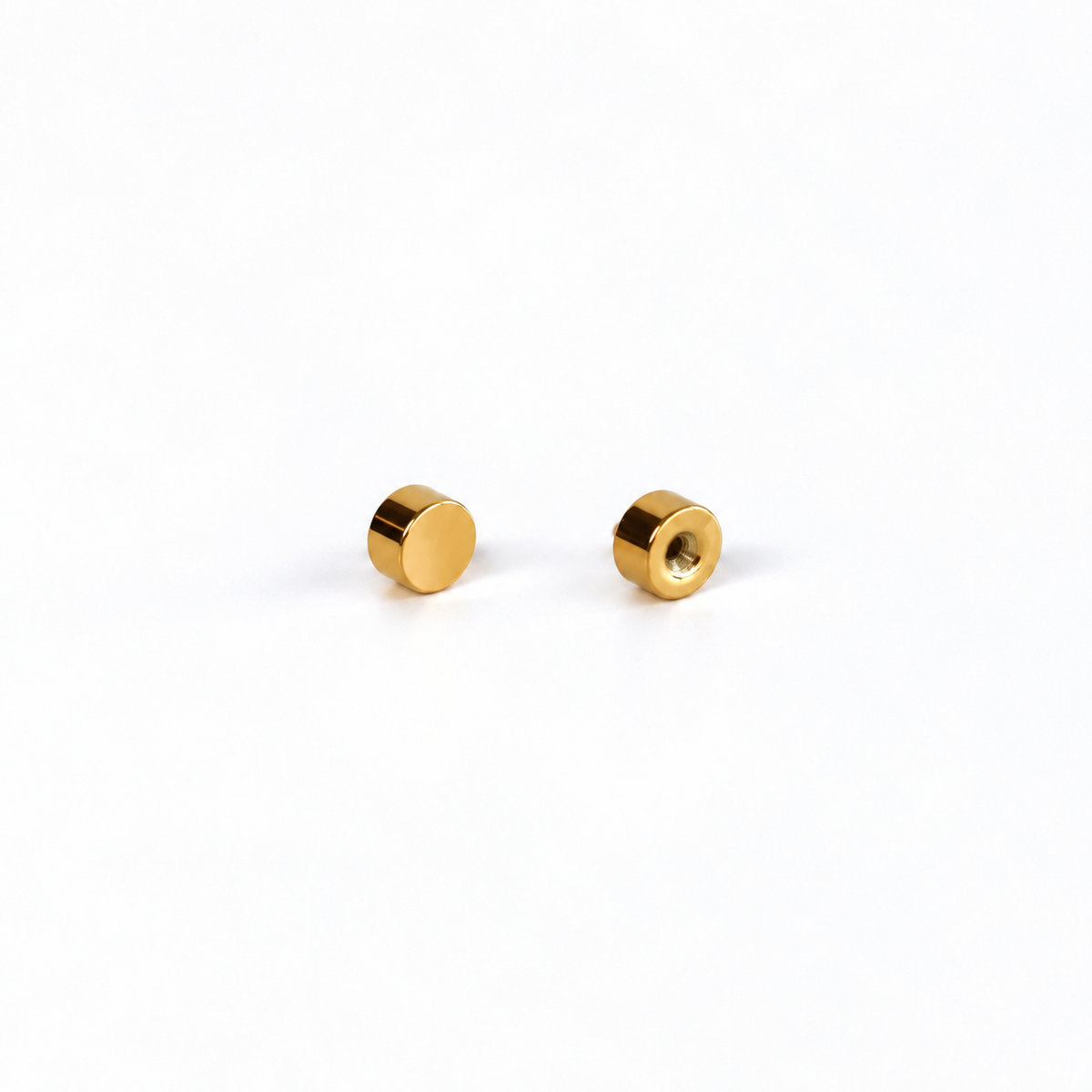 Lunar Screw-Back Stud Earrings