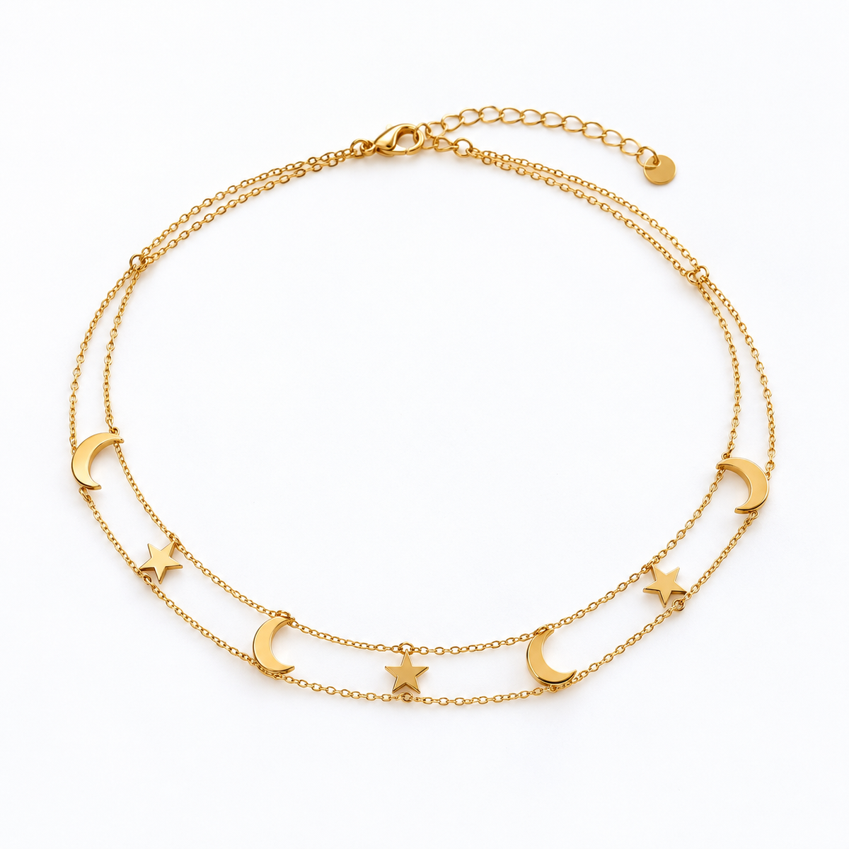 Lunaria Moon & Star Choker