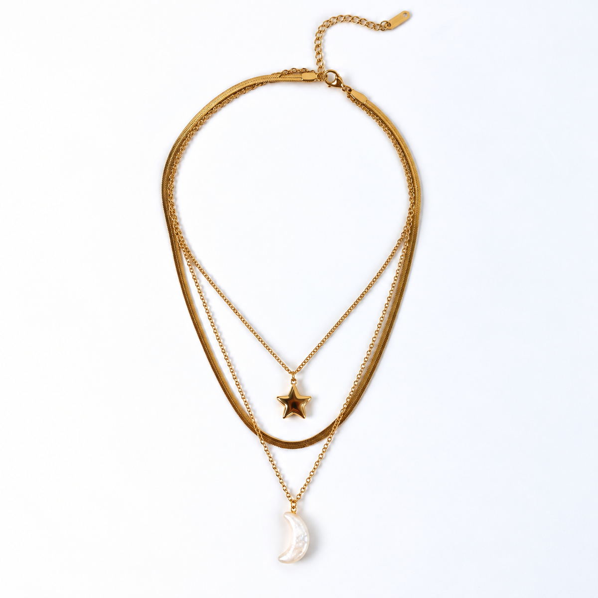 Etherea Triple Layer Necklace
