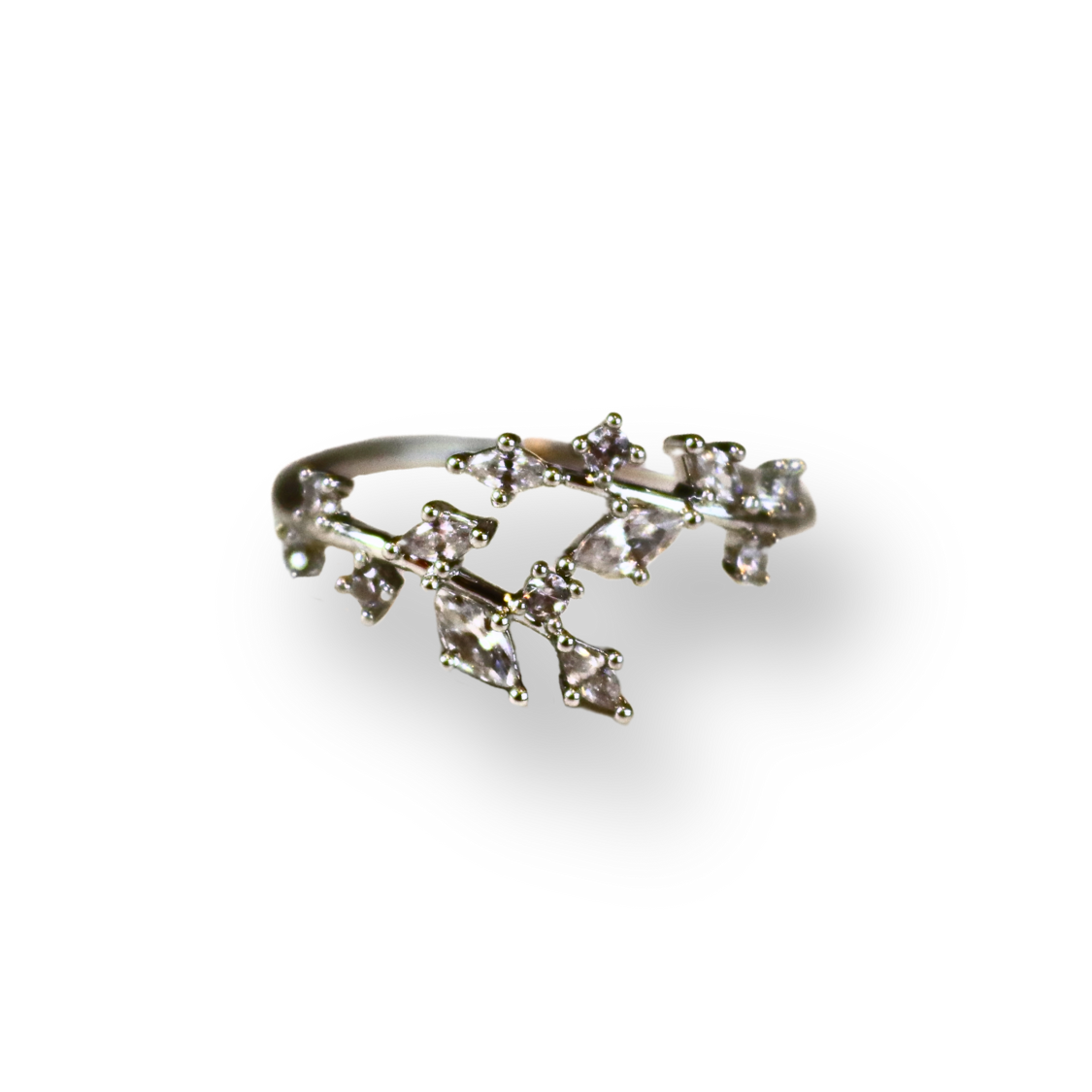 Maeve Frosted Branch Ring