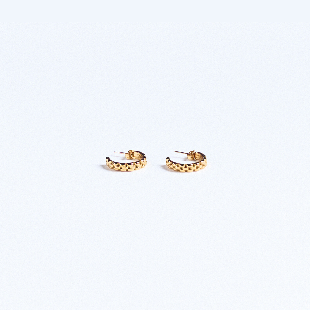 Vivienne Textured Hoops