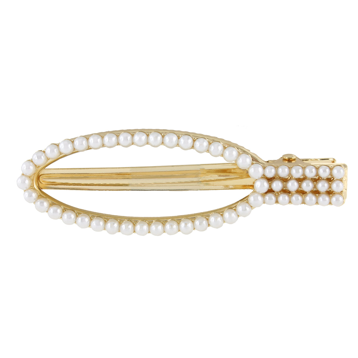 Maris Pearl Oval Barrette