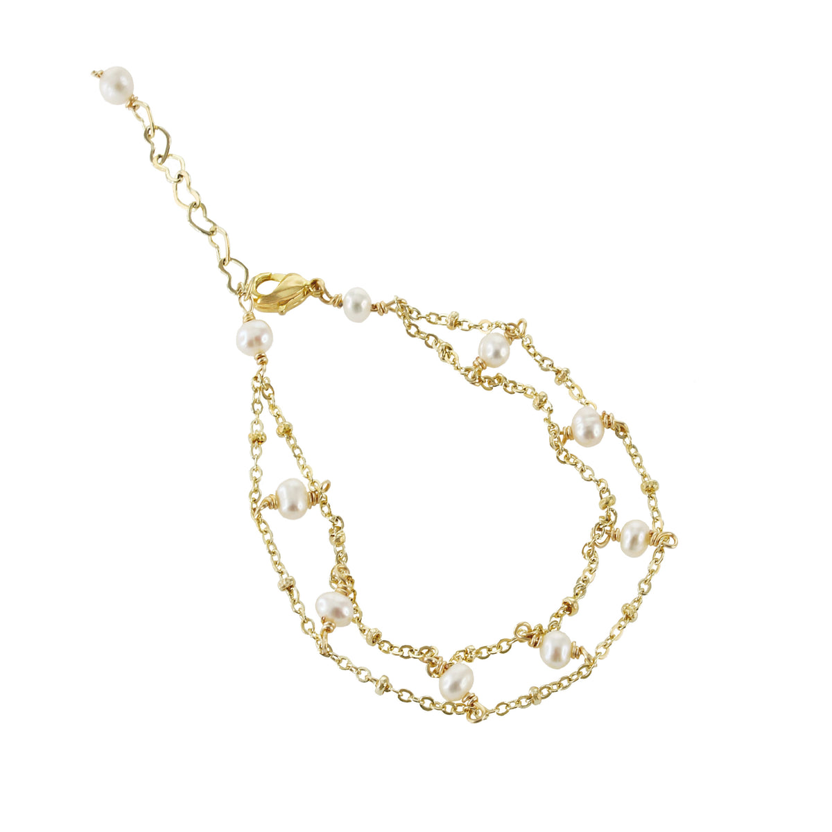 Estrella Pearl Chain Bracelet