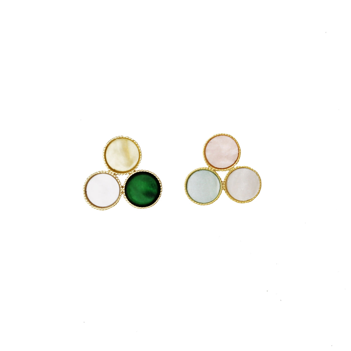Arabella Tricolor Studs