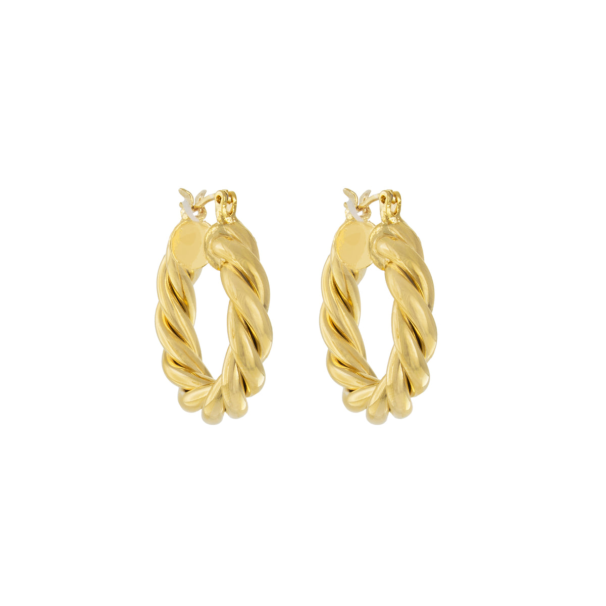 Nadine Twisted Hoops