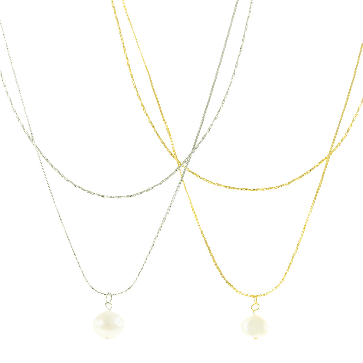 Celina Double Pearl Necklace