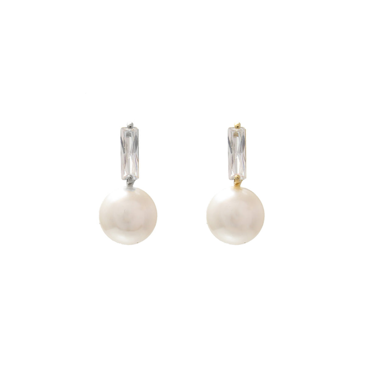 Leonie Crystal Pearl Earrings