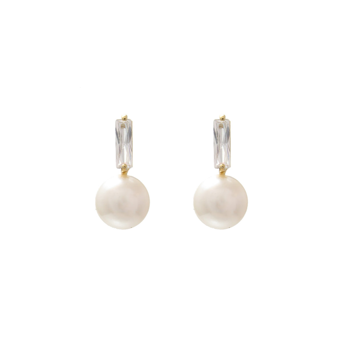 Leonie Crystal Pearl Earrings